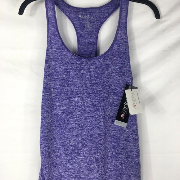 ^ Ideology Blazing Purple L Large Yoga Fitness Tank Top NWT - Picture 2 of 4